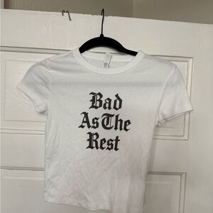 Jessie Murph crop Graphic Tee - Bad As The Rest